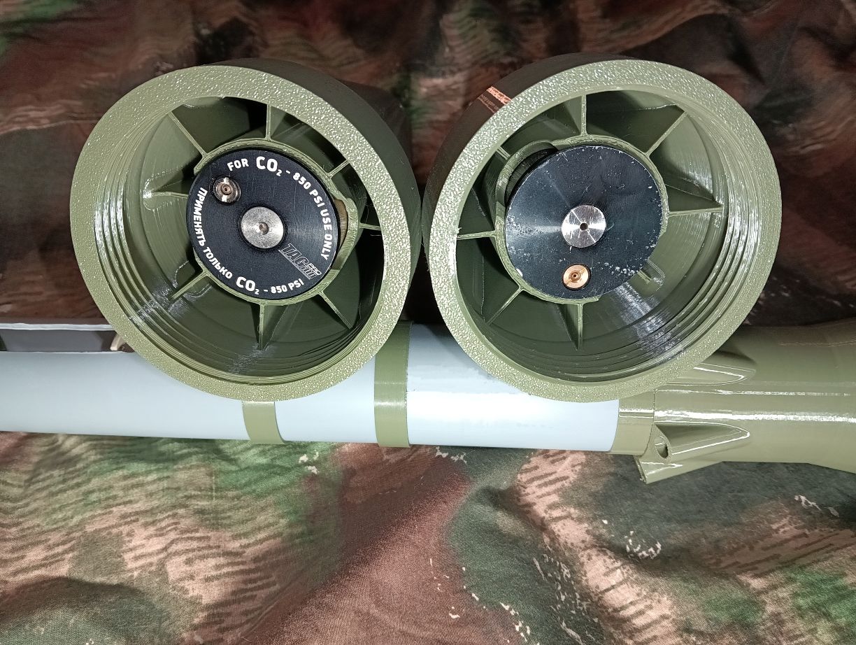 Komora hlavice pro různé airsoftové granáty